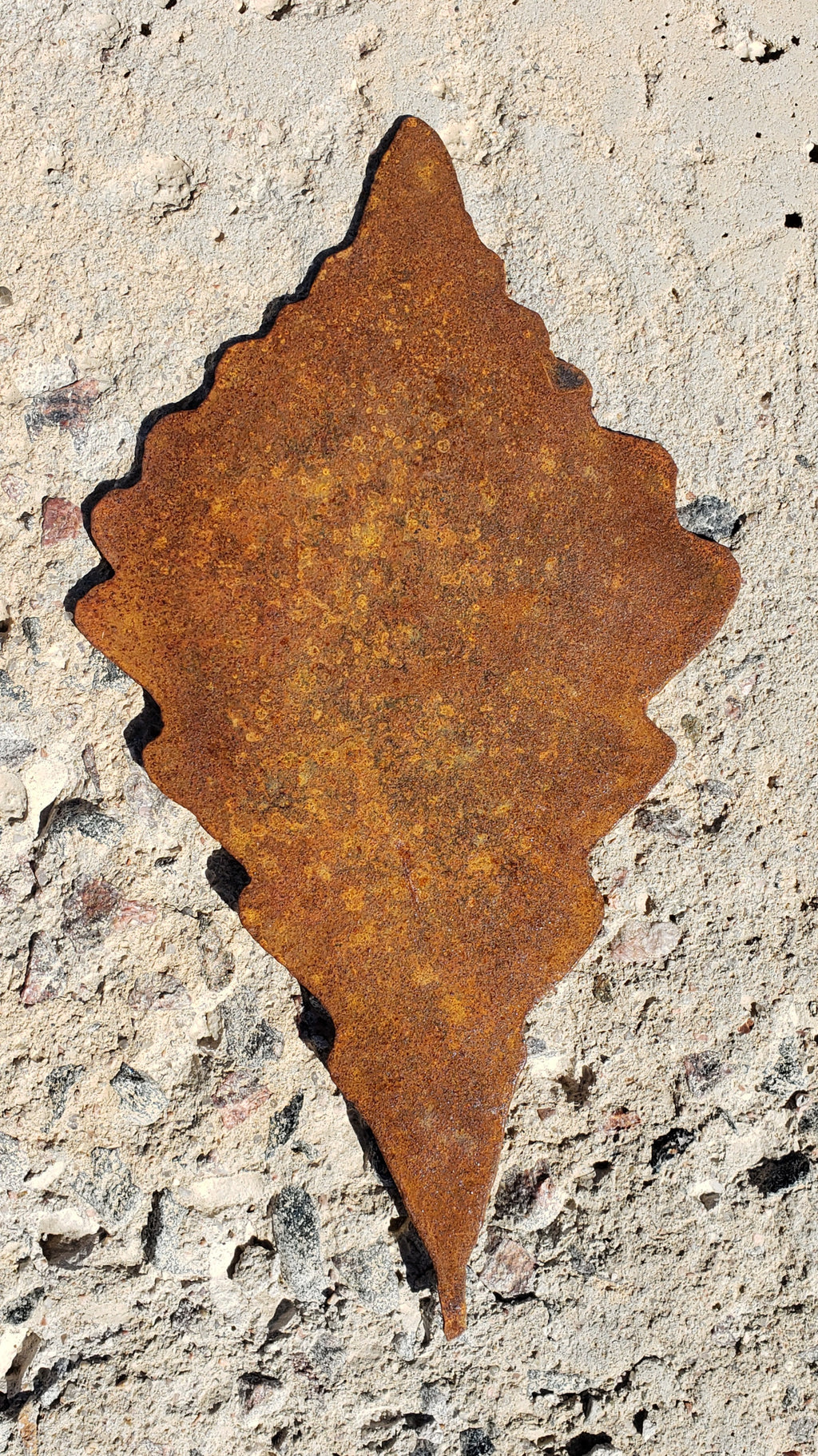 Rock Chestnut Oak Leaf - Metal