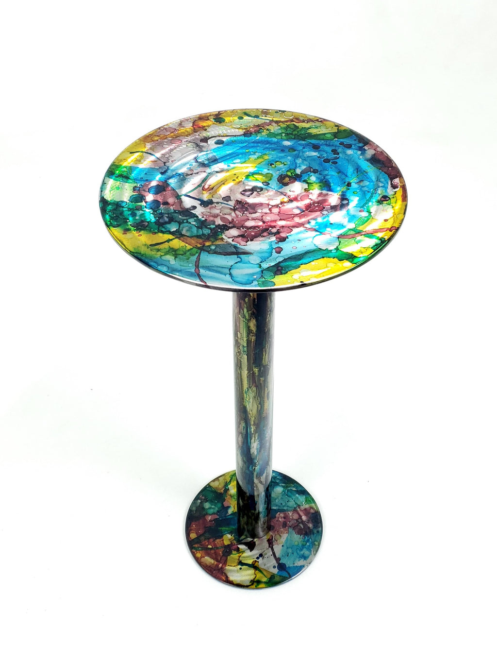 Colorful 12 inch Steel Side Table