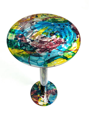 Colorful 12 inch Steel Side Table
