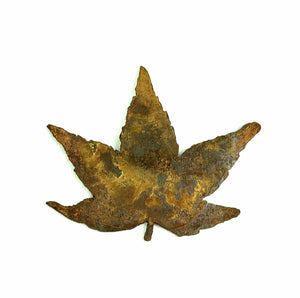 Rustic Steel Japanese Maple Leaf. Wall Decor Decoration Autumn Fall