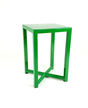 Dark Lime Green Side Table