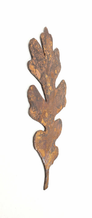 Gambel Oak Leaf. Metal Wall Hanging.