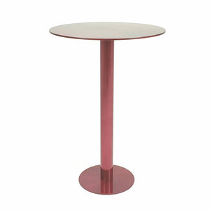 Rose Pink Steel Side Table