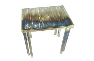 Contemporary Steel Side Table