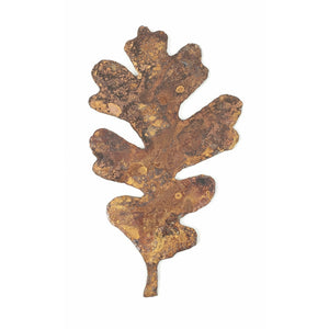 Gambel Oak Leaf. Metal Wall Hanging.